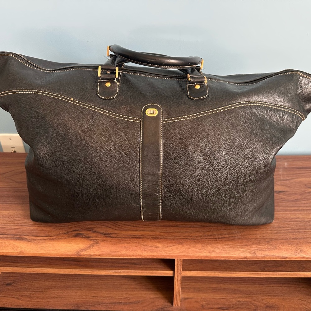 Dunhill Genuine Leather Duffel/Weekend Bag